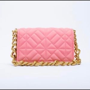 Zara Quilted Pink Purse